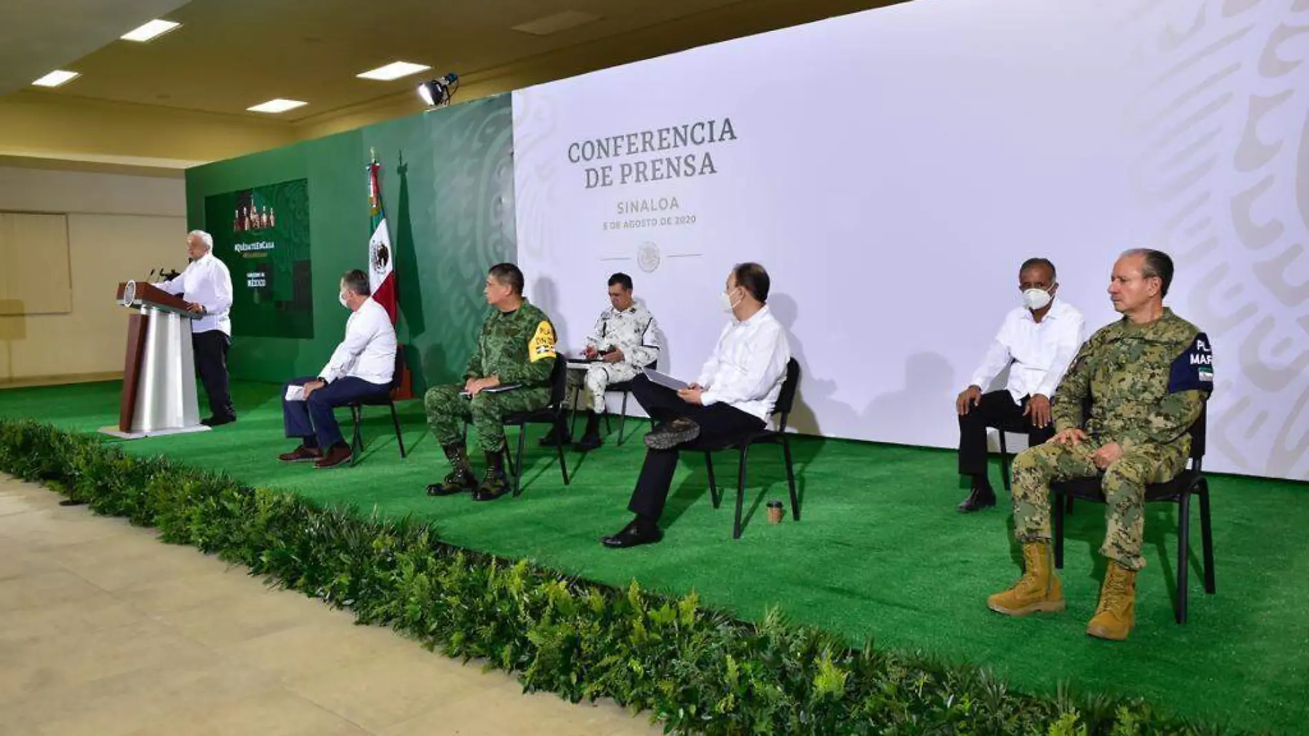 AMLO conferencia, minuto de silencio